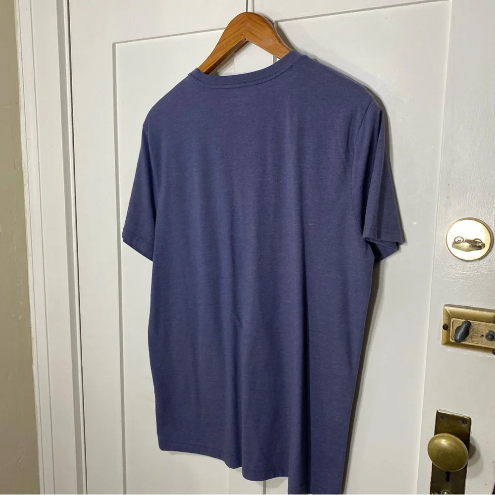 Banana Republic Vintage Graphic Sunrise Flight Blue Short Sleeve T Shirt L - Picture 6 of 10